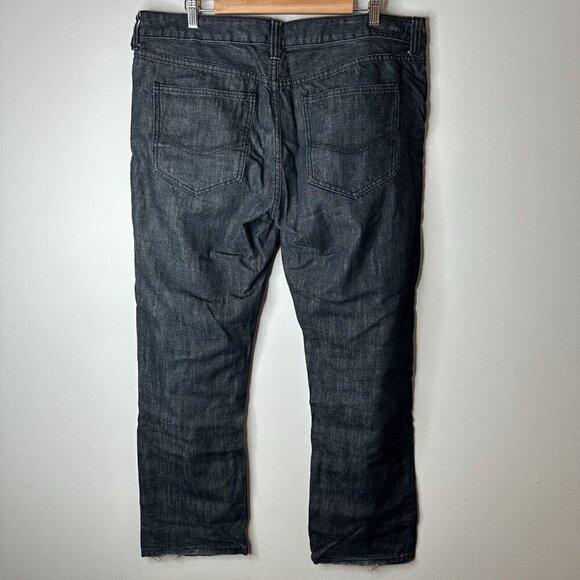 Ecko Unltd Jeans Mens 38x30 Black Straight Fit Denim Normcore Y2K Loose Fit USA - Picture 5 of 11